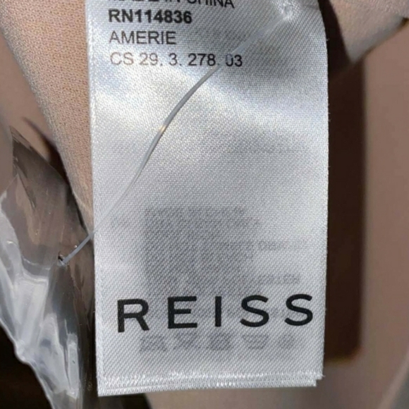 Reiss Amerie Pkeat Stripe Sleeve Dress - Picture 15 of 16